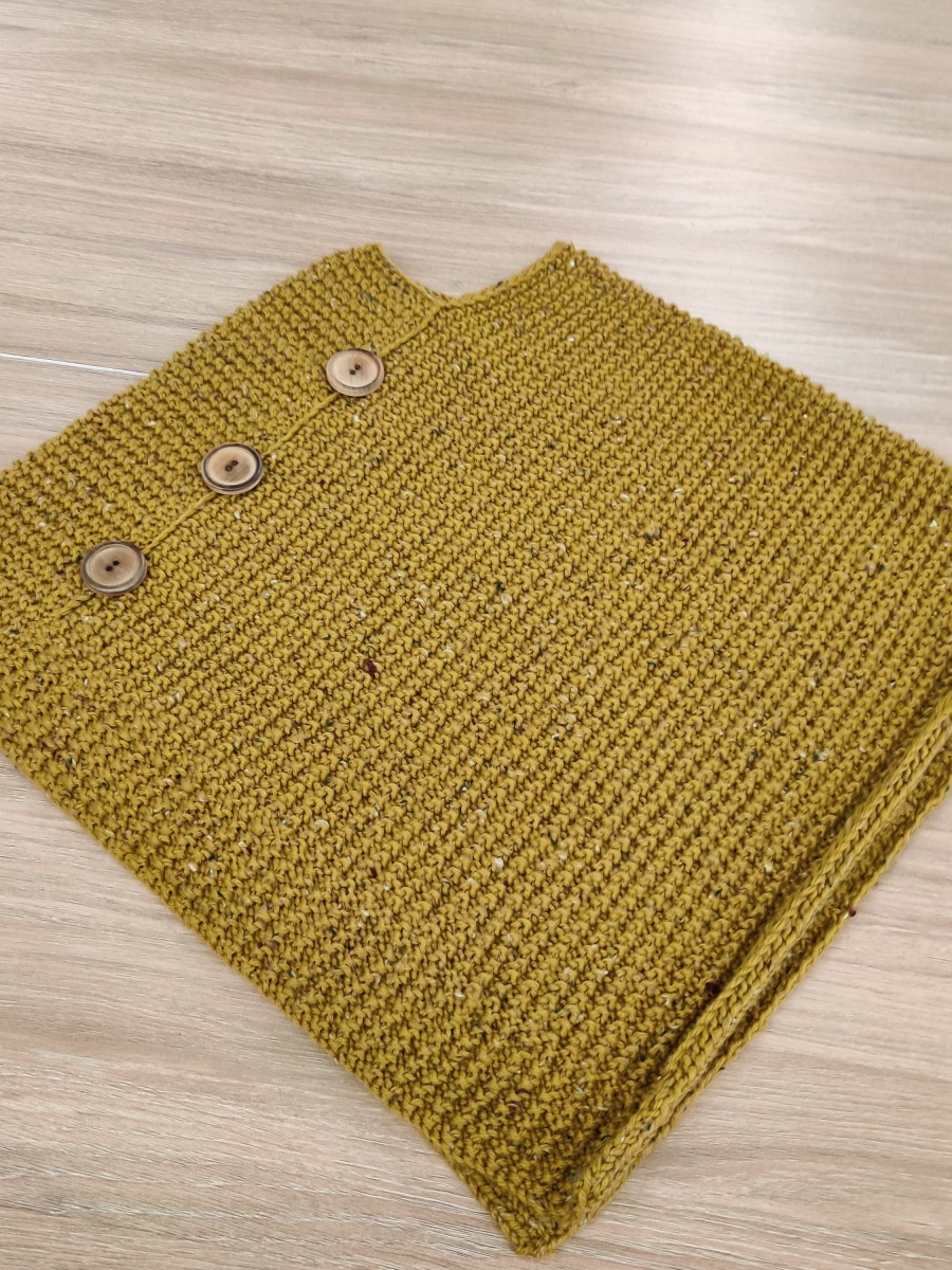 Tuto: tricoter un poncho bien chaud